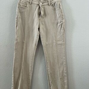 Women's Tan Ankle & Cropped Jeans